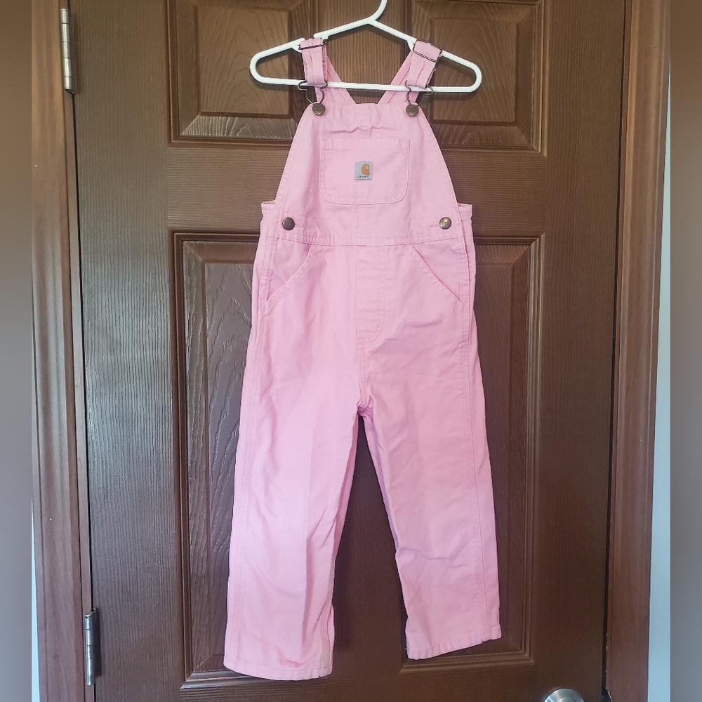 Carhartt Kids Pink Overalls